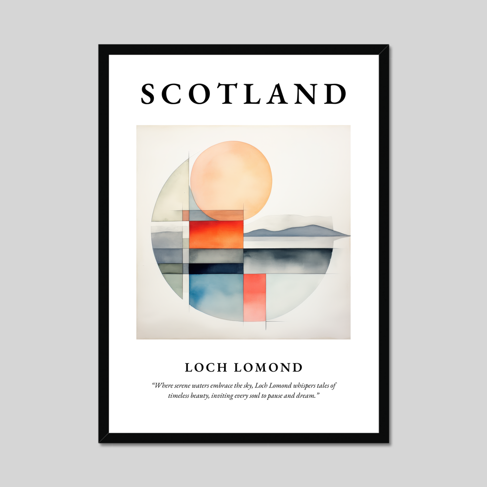 Poster of Loch Lomond, Scotland.