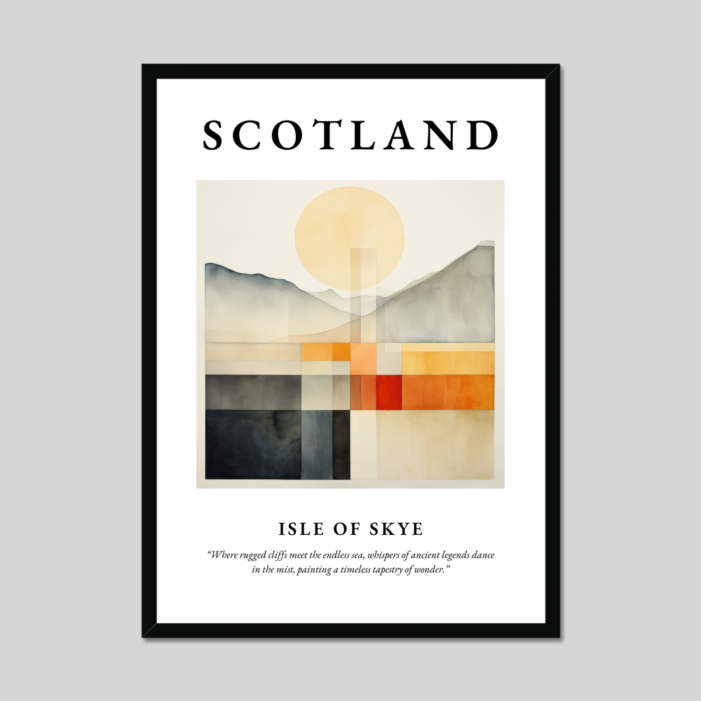 Poster of Isle of Skye, Scotland.