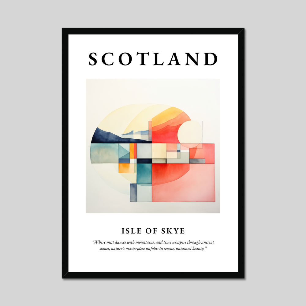 Poster of Isle of Skye, Scotland.