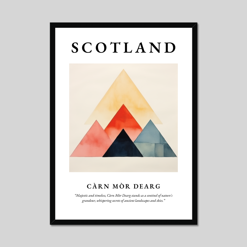 Poster of Càrn Mòr Dearg, Scotland.