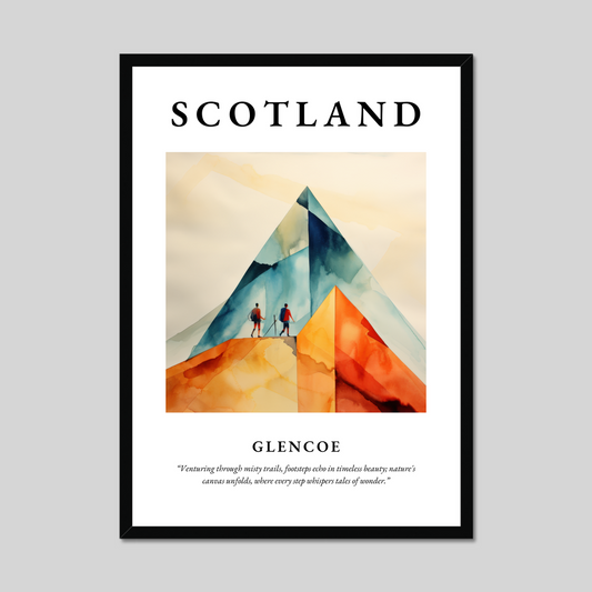 Poster of Glencoe, Scotland.