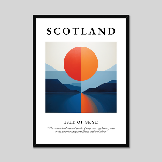 Poster of Isle of Skye, Scotland.