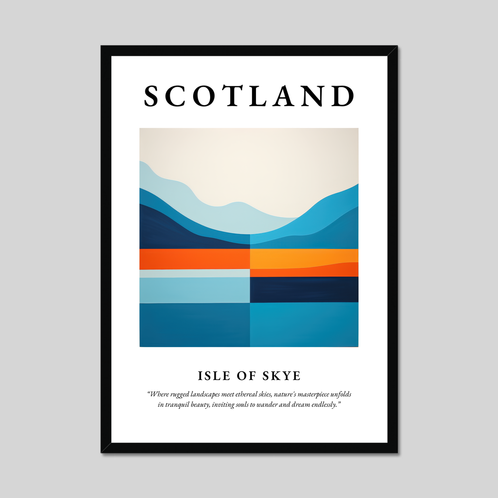 Poster of Isle of Skye, Scotland.