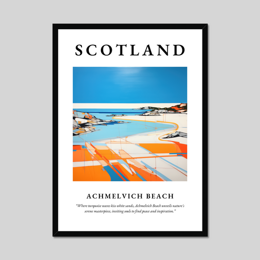 Poster of Achmelvich Beach, Scotland.