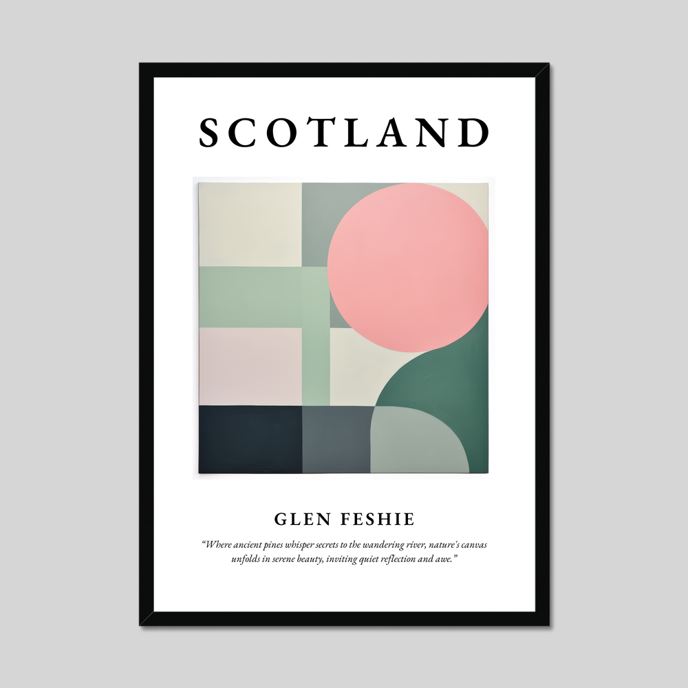 Poster of Glen Feshie, Scotland.