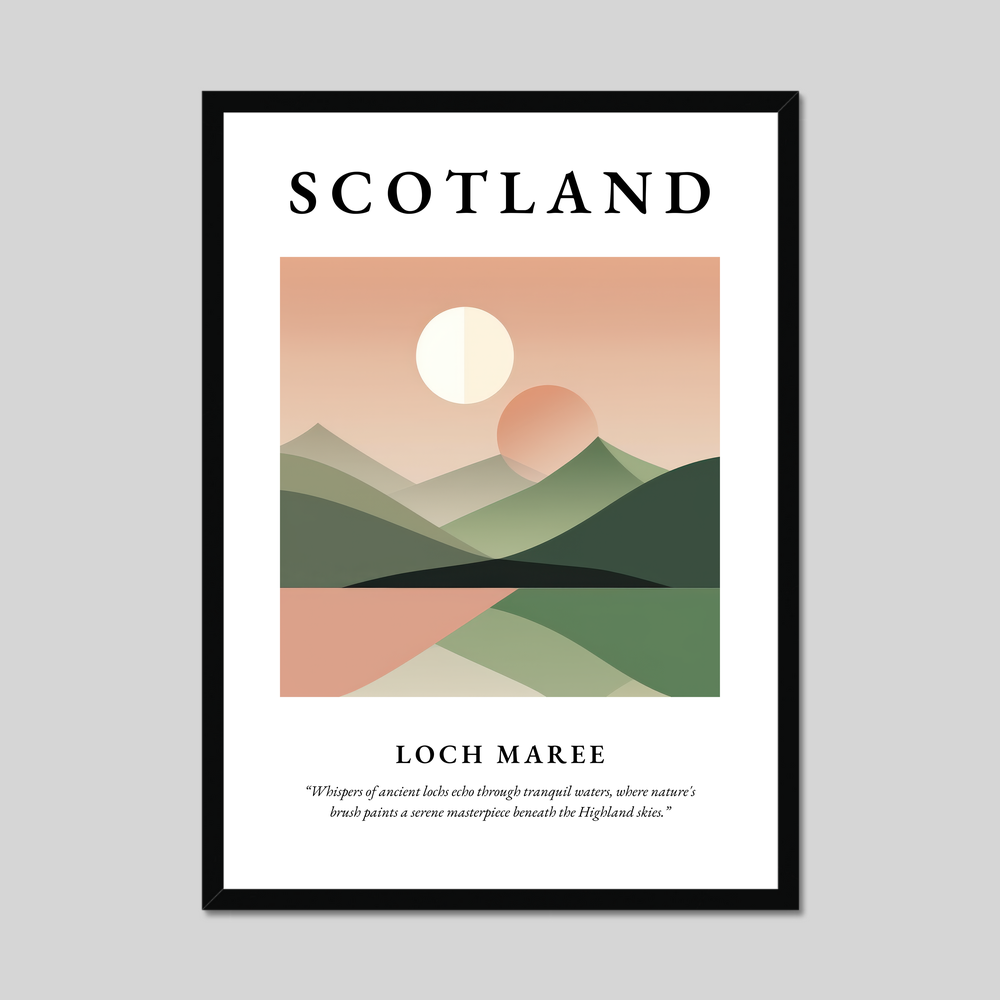 Poster of Loch Maree, Scotland.