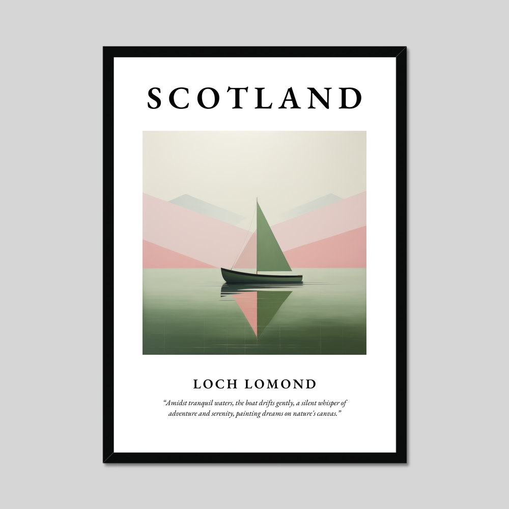 Poster of Loch Lomond, Scotland.