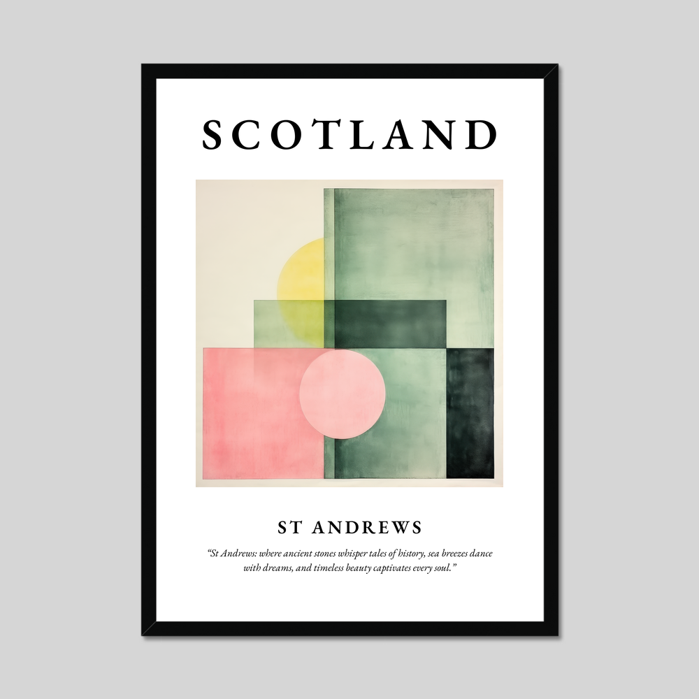 Poster of St Andrews, Scotland.