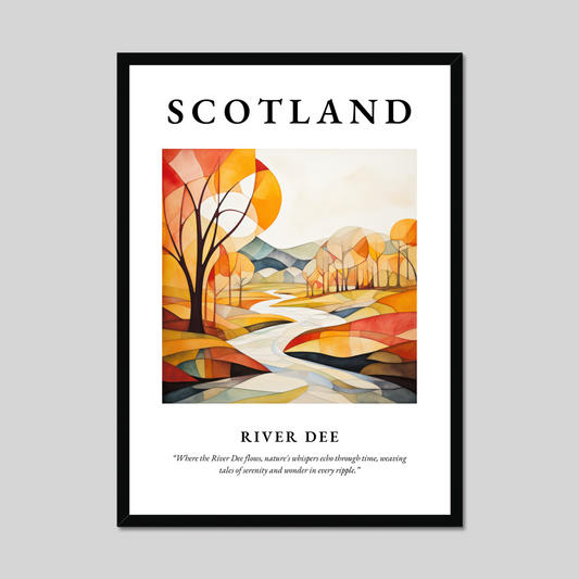 Poster of River Dee, Scotland.