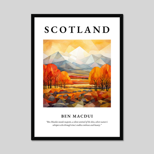 Poster of Ben Macdui, Scotland.