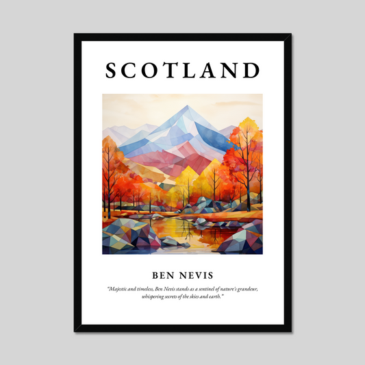 Poster of Ben Nevis, Scotland.