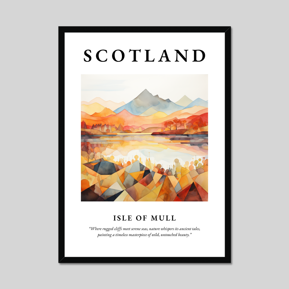 Poster of Isle of Mull, Scotland.