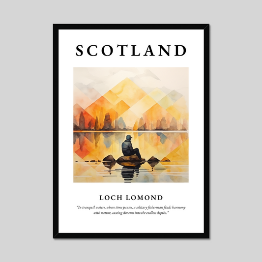 Poster of Loch Lomond, Scotland.