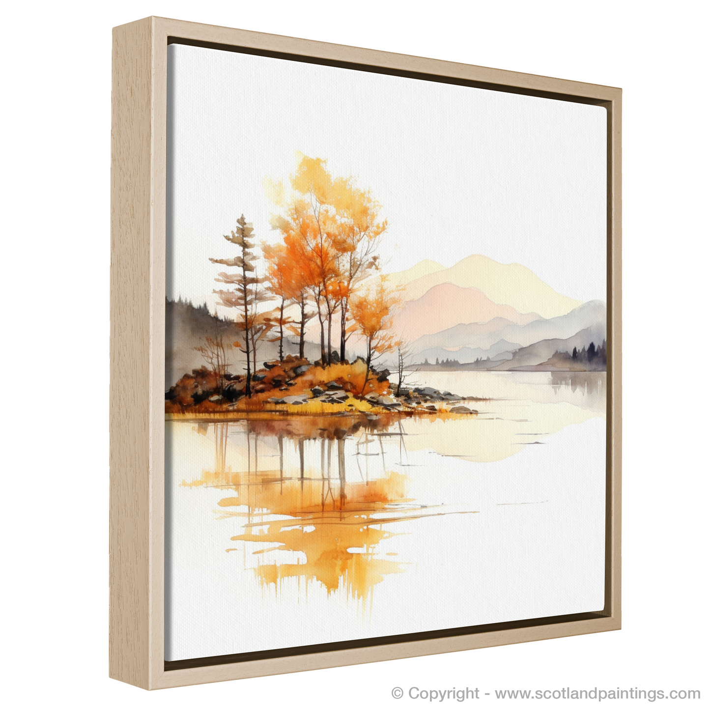 Autumn Hues of Loch Morar: A Minimalist Homage