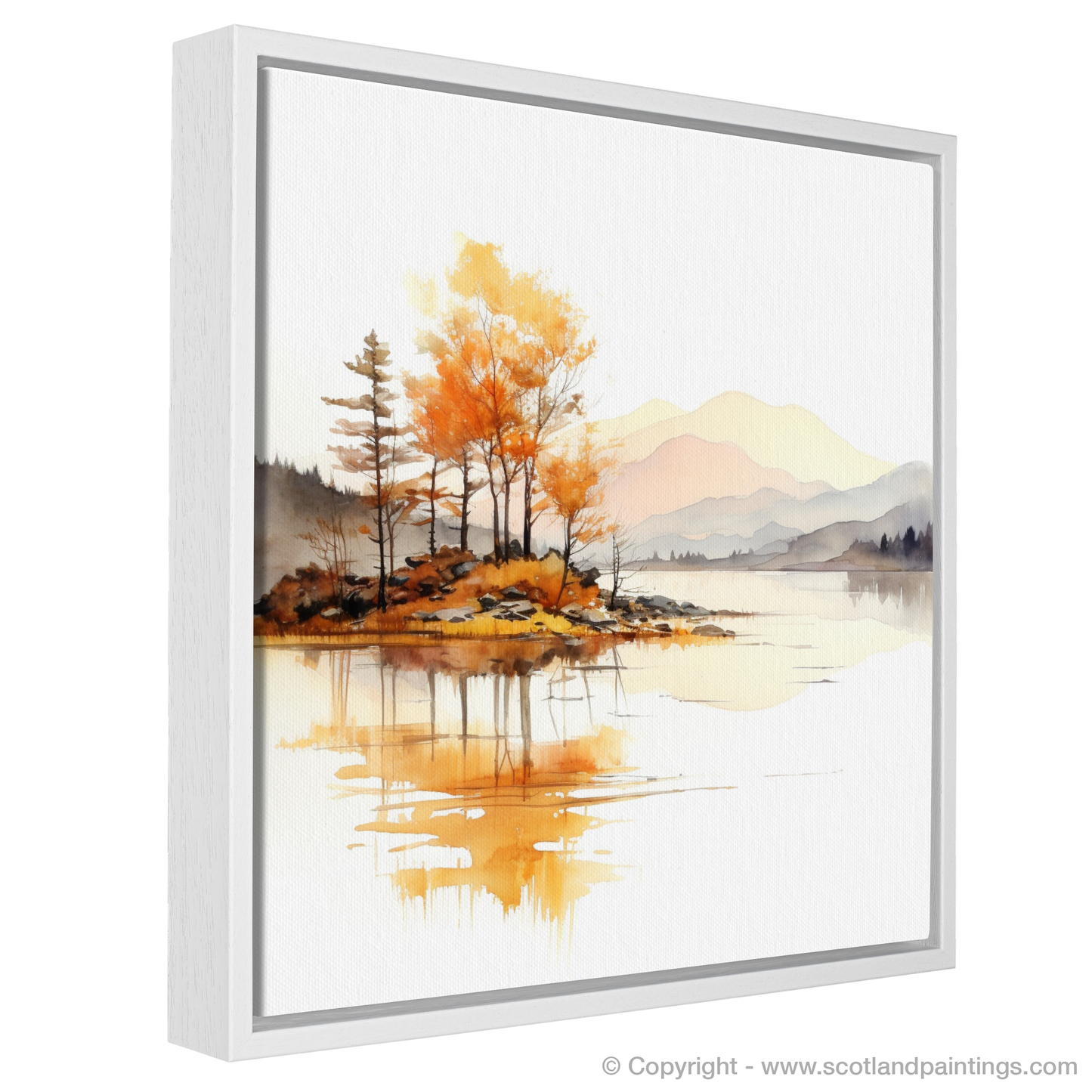 Autumn Hues of Loch Morar: A Minimalist Homage