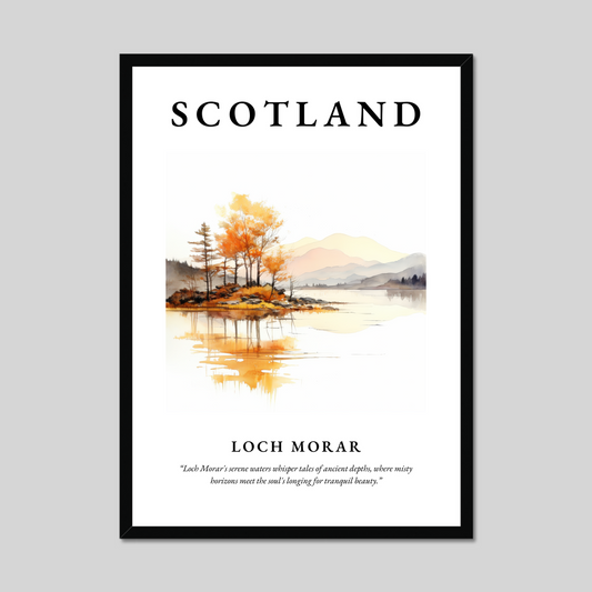 Poster of Loch Morar, Scotland.