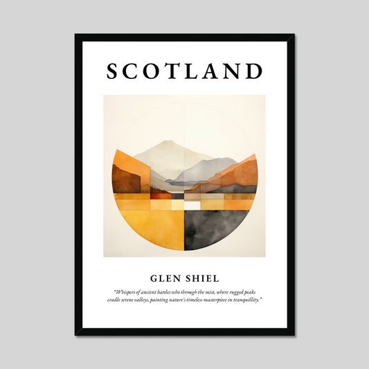 Poster of Glen Shiel, Scotland.