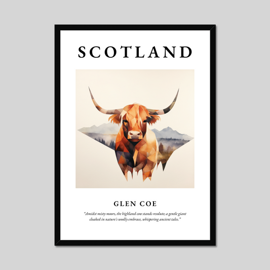 Poster of Glen Coe, Scotland.