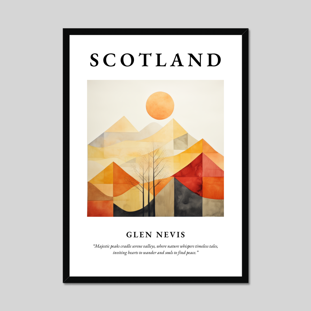 Poster of Glen Nevis, Scotland.