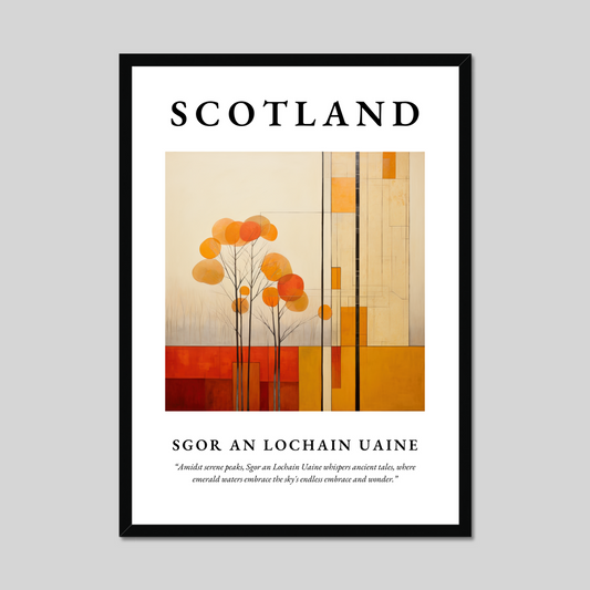 Poster of Sgor an Lochain Uaine, Scotland.