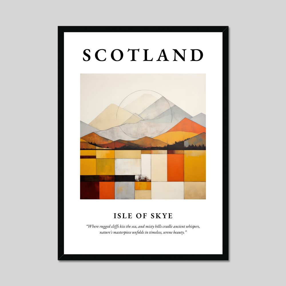 Poster of Isle of Skye, Scotland.