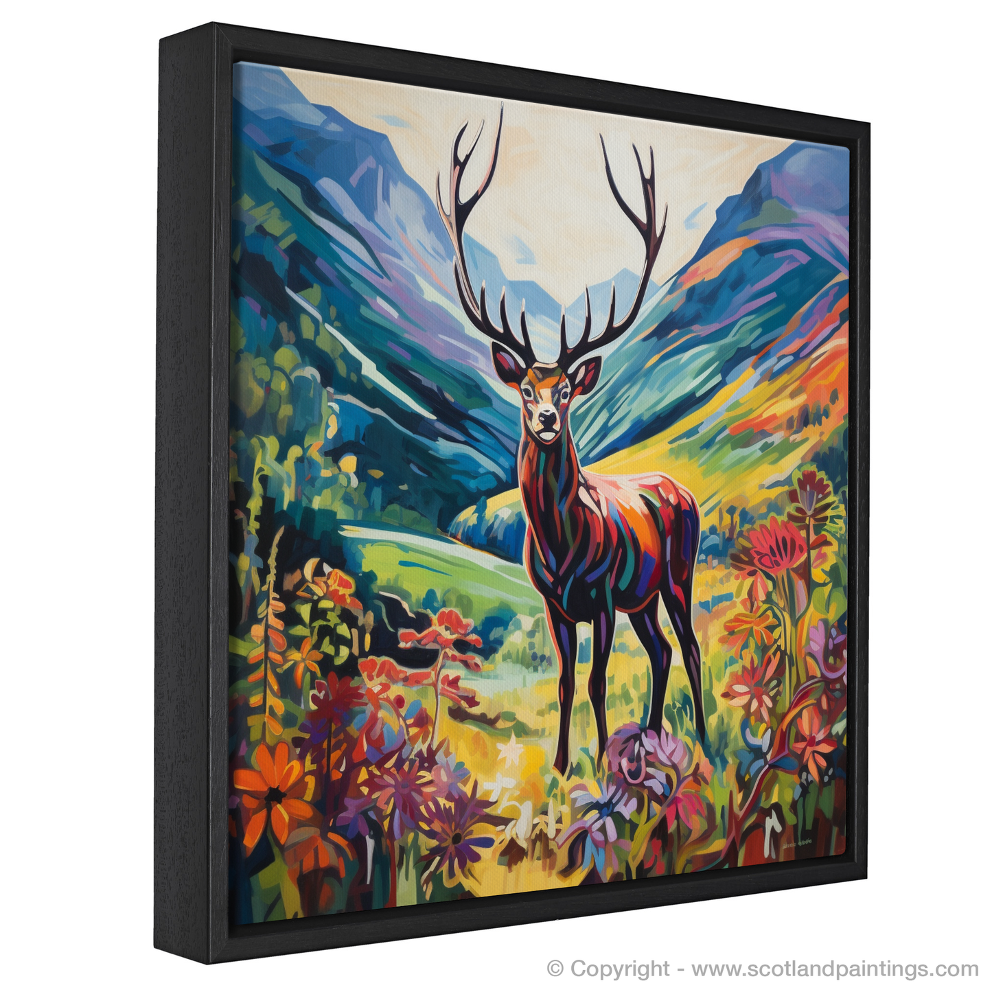 Summer Stag in Fauvist Glencoe