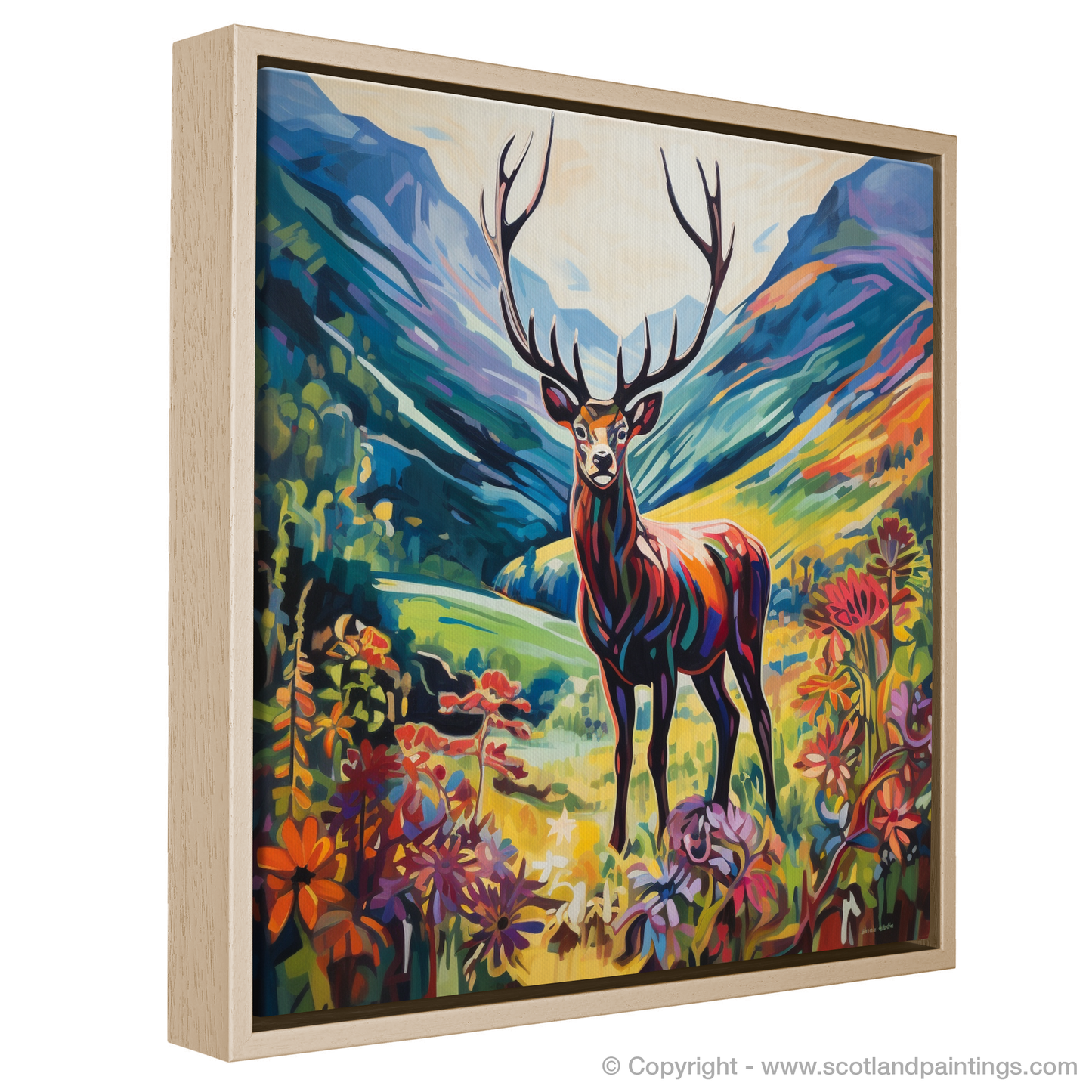 Summer Stag in Fauvist Glencoe