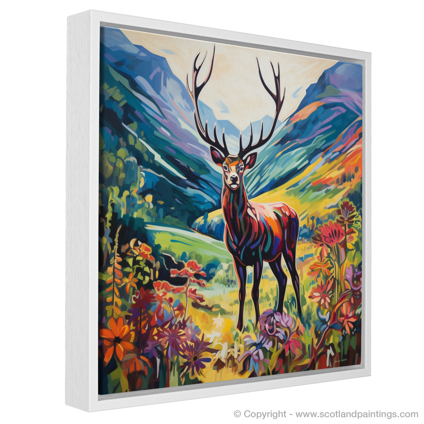 Summer Stag in Fauvist Glencoe