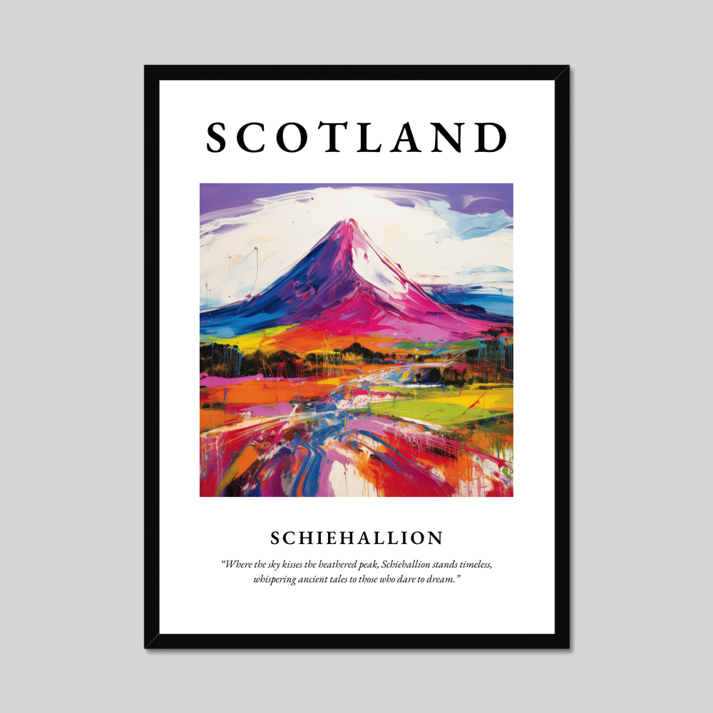 Poster of Schiehallion, Scotland.