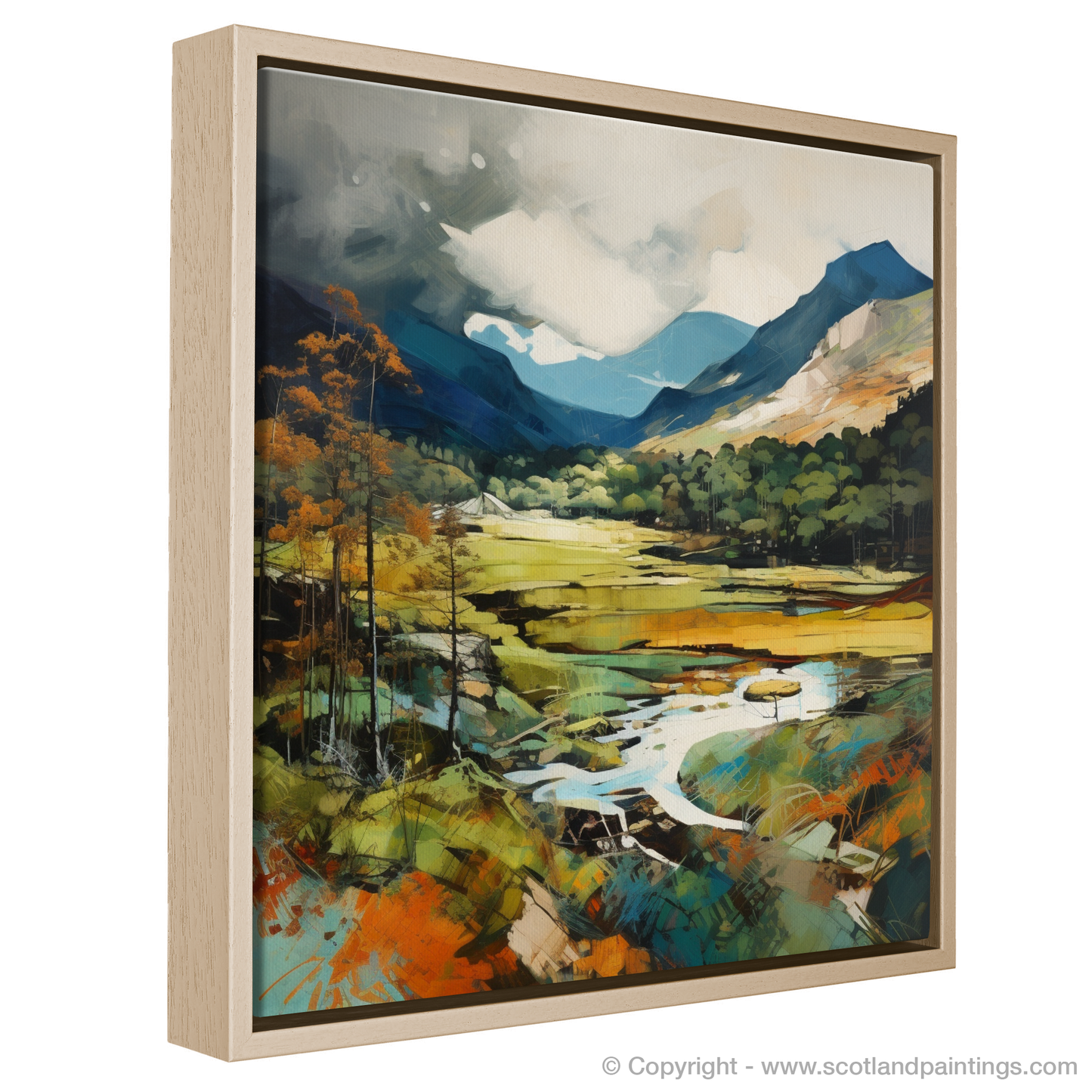 Cubist Rhapsody of Glen Affric Highlands