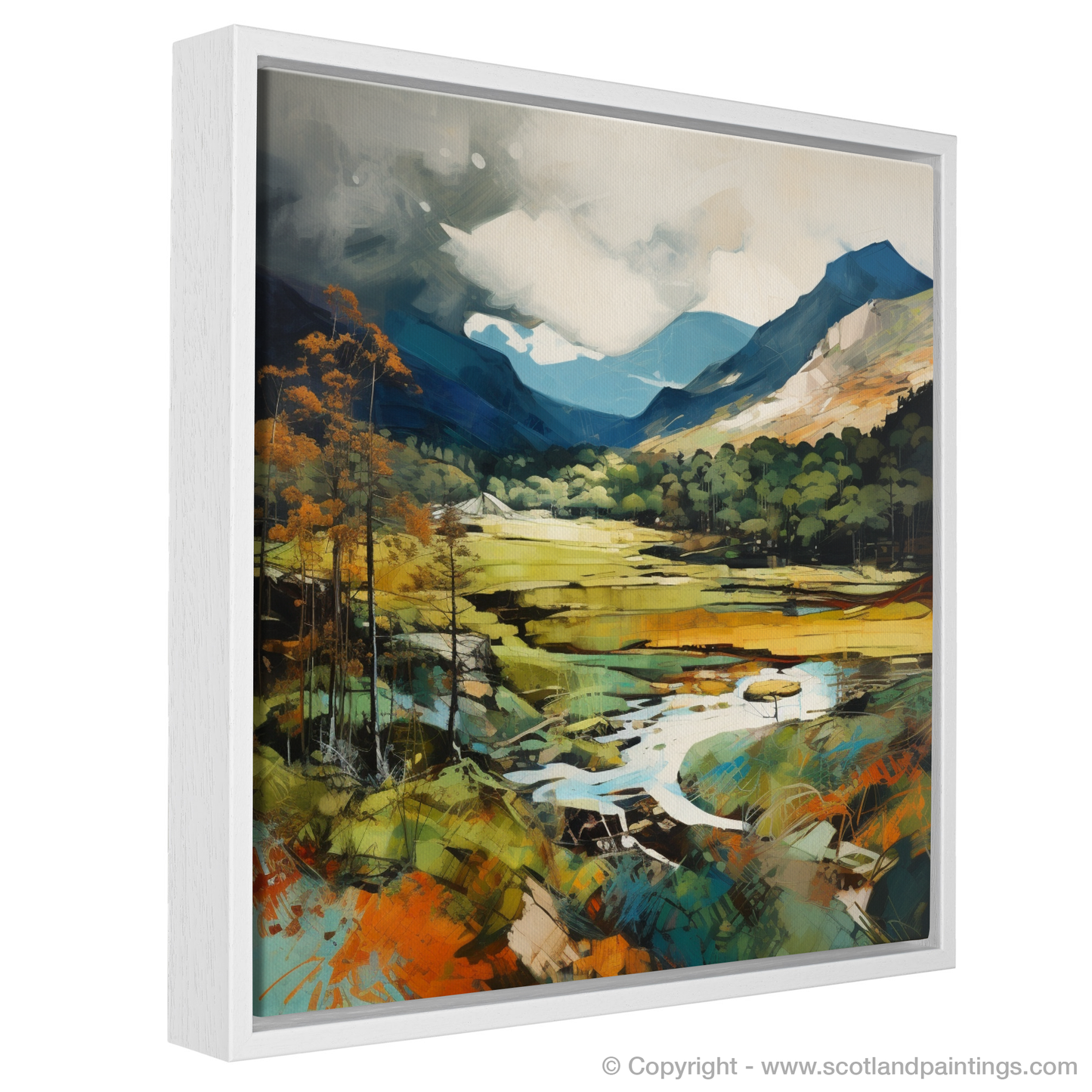 Cubist Rhapsody of Glen Affric Highlands