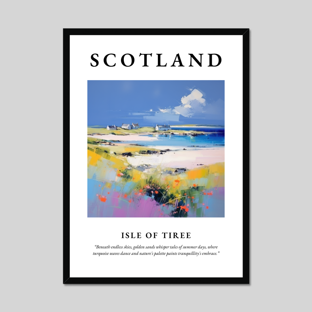 Poster of Isle of Tiree, Scotland.