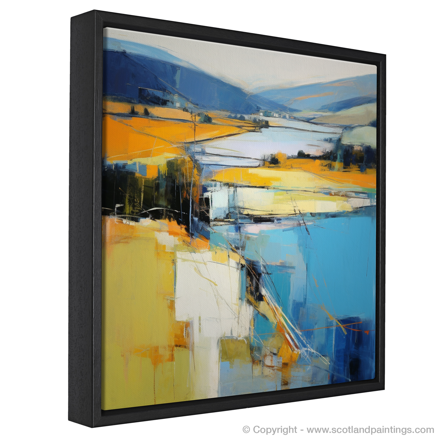 Whispers of Loch Earn - An Abstract Impressionist Journey