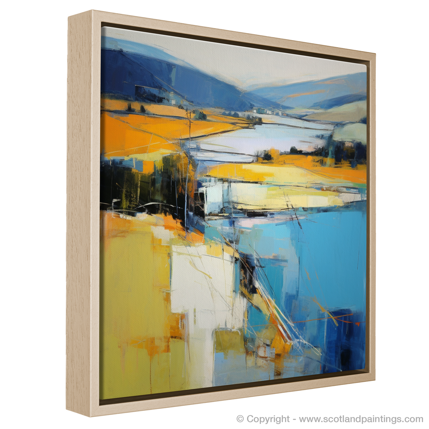 Whispers of Loch Earn - An Abstract Impressionist Journey