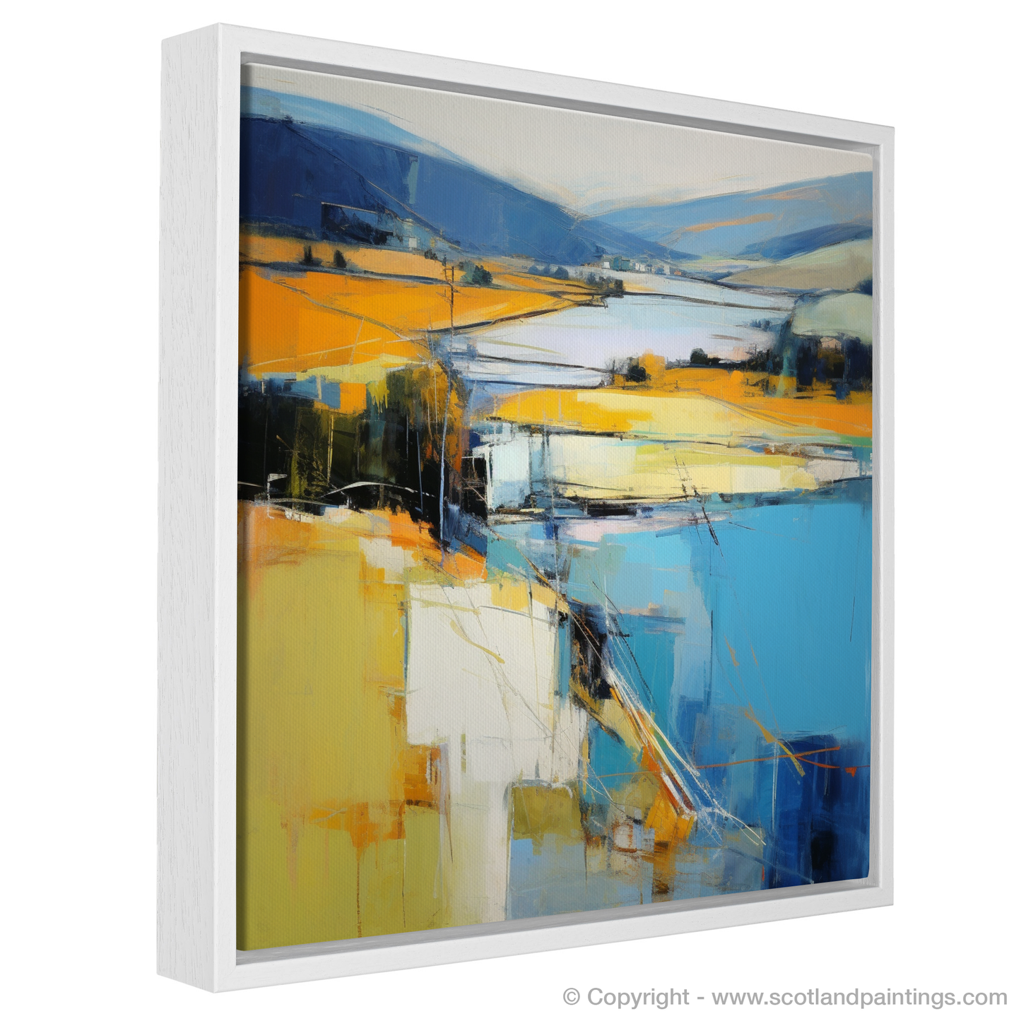 Whispers of Loch Earn - An Abstract Impressionist Journey