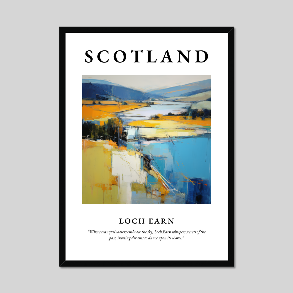 Poster of Loch Earn, Scotland.