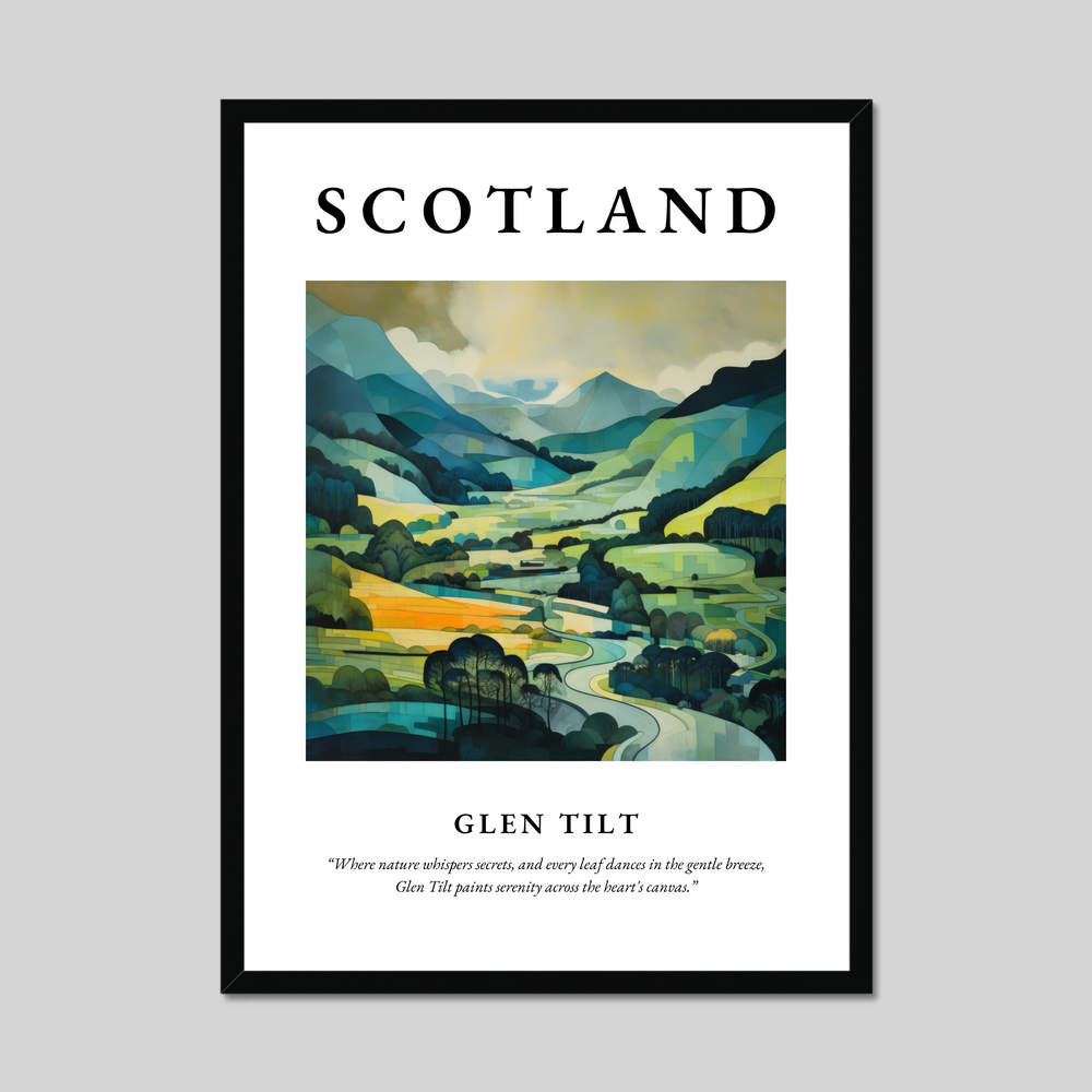 Poster of Glen Tilt, Scotland.