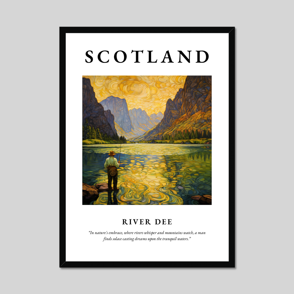 Poster of River Dee, Scotland.