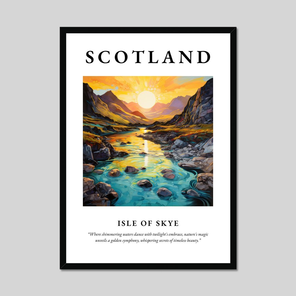 Poster of Isle of Skye, Scotland.