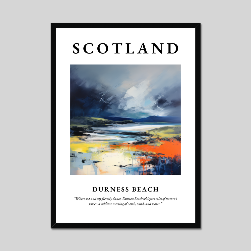 Poster of Durness Beach, Scotland.