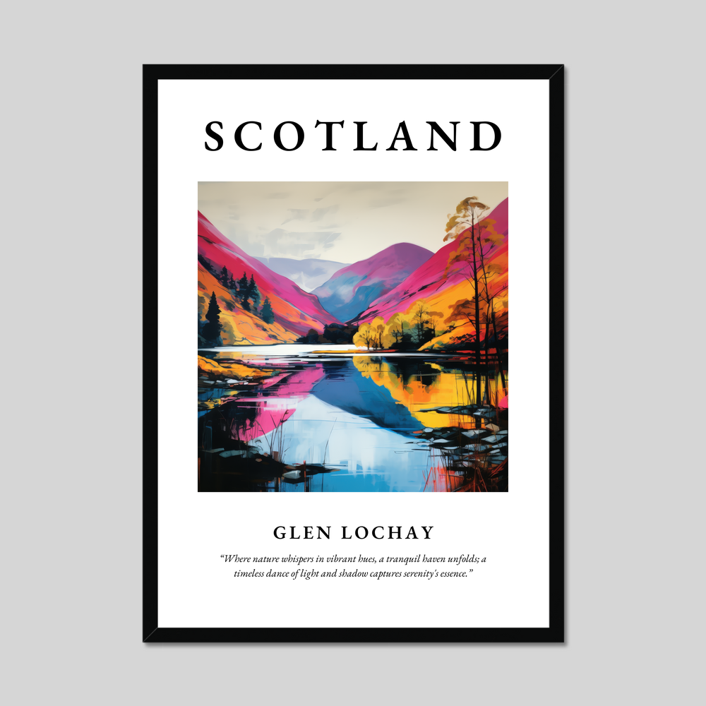 Poster of Glen Lochay, Scotland.