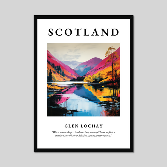 Poster of Glen Lochay, Scotland.