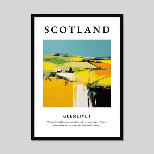 Poster of Glenlivet, Scotland.