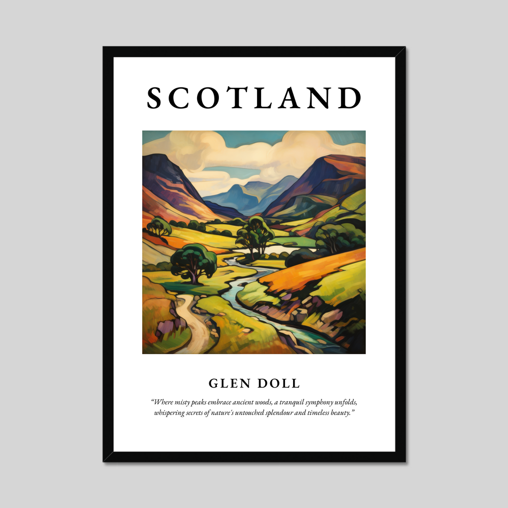 Poster of Glen Doll, Scotland.