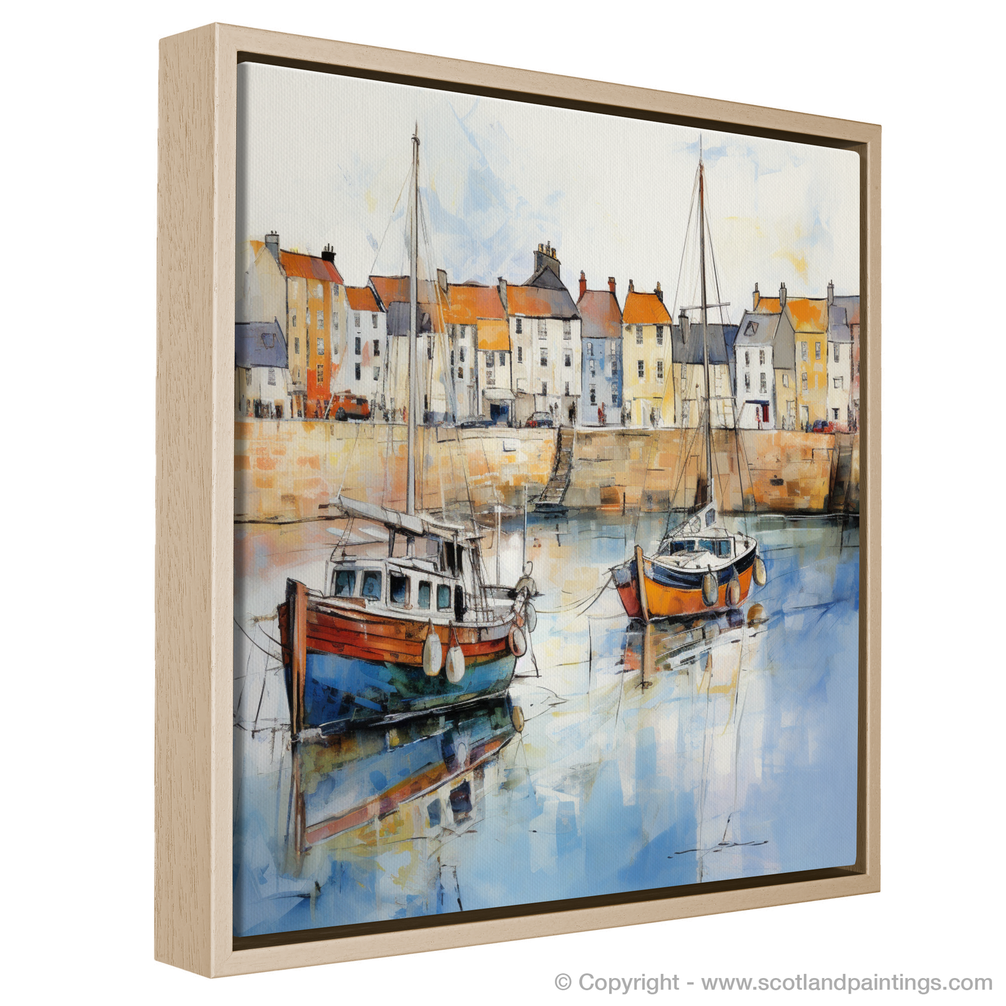 Anstruther's Dreamy Waterfront: An Impressionist Tribute