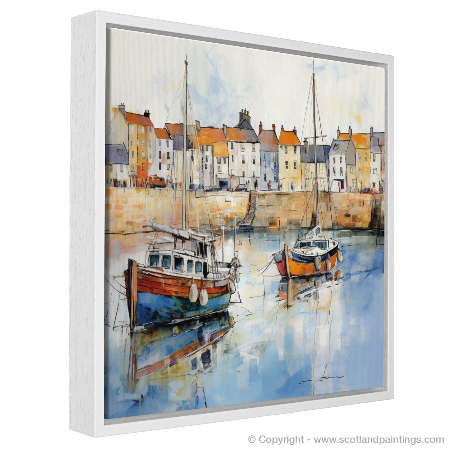 Anstruther's Dreamy Waterfront: An Impressionist Tribute