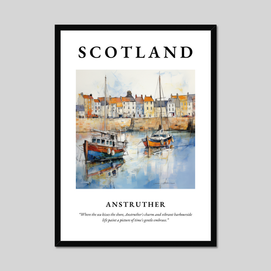 Poster of Anstruther, Scotland.