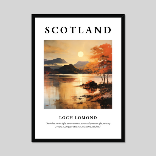 Poster of Loch Lomond, Scotland.