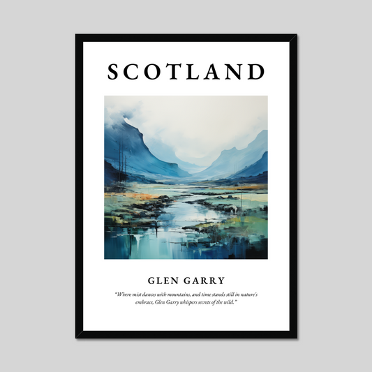 Poster of Glen Garry, Scotland.