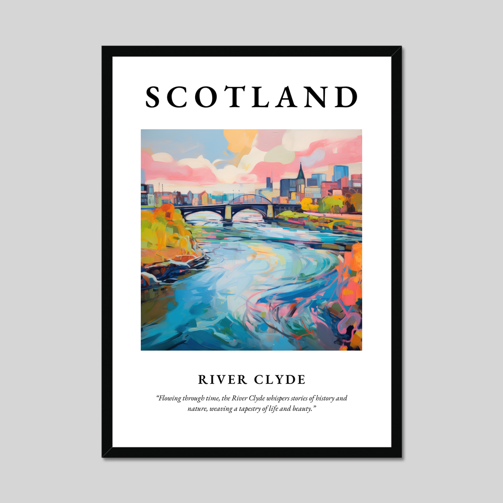 Poster of River Clyde, Scotland.